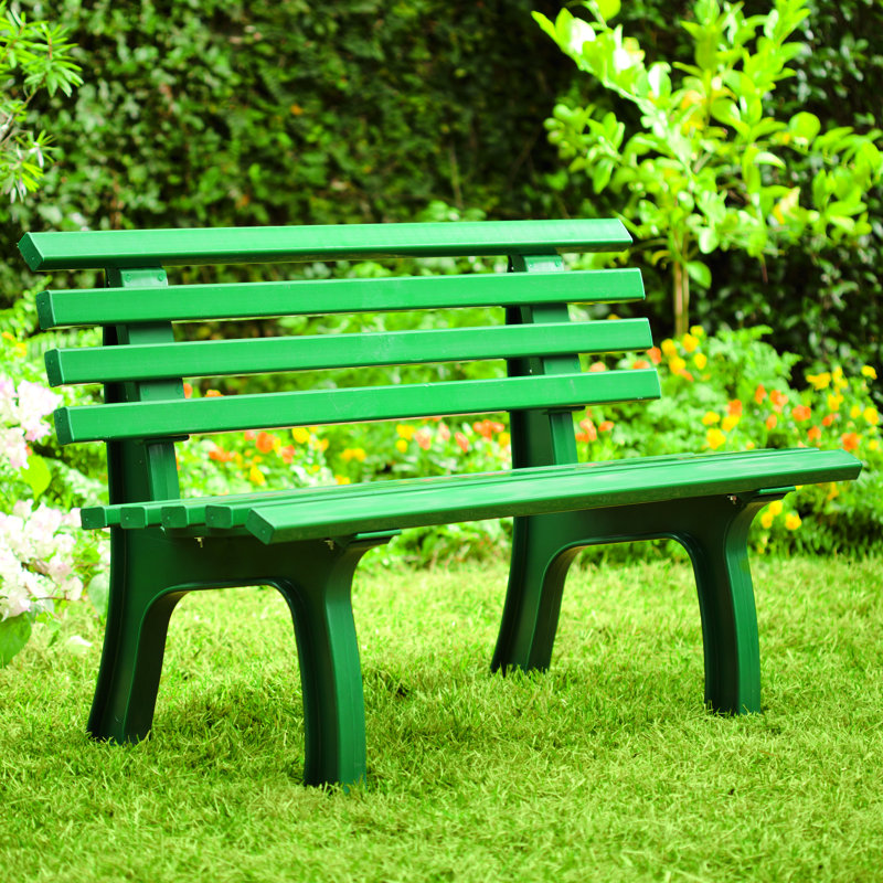 Plow & Hearth Resin Park Bench & Reviews Wayfair